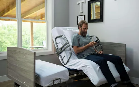 Med-Mizer ActiveCare Rotating Sit to Stand Hospital Bed view 5