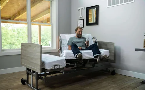 Med-Mizer ActiveCare Rotating Sit to Stand Hospital Bed view 7